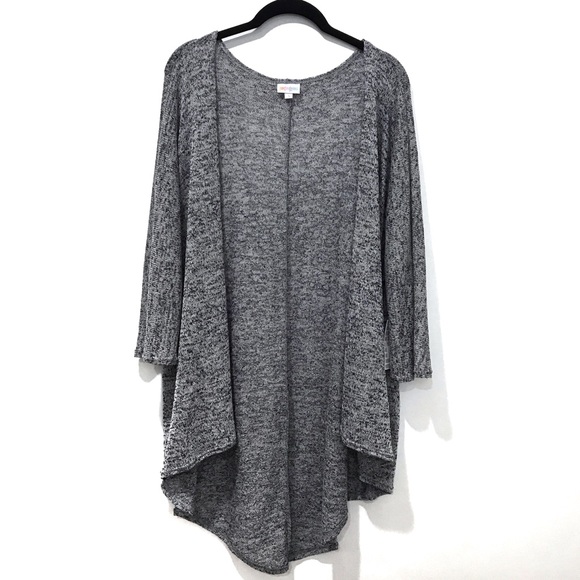 LuLaRoe Sweaters - {LuLaRoe} Lightweight Blue Lindsay Kimono SM NWT